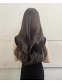 透明感オリーブベージュ韓国レイヤーカット【横浜】