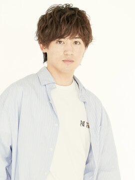 オンク 新宿(onk) 黒髪/グレーベージュ/レイヤーロング/前髪パーマ[新宿駅]