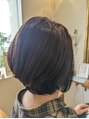 ラソヘアーオアシス(Laso hair oasis)&nbsp;前下がりボブ。