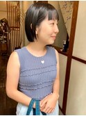 【酸性ストレート】ぱつっとボブ