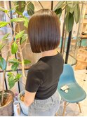 ◎黒髪ワンレン小顔ボブ