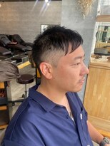 ソイクフ(SOY KUFU)&nbsp;MEN'S HAIRアッシュブラックベリーショートダークアッシュ