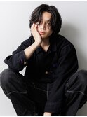 フェザーパーマ　ロン毛メンズ　女子ウケロン毛　MOMO