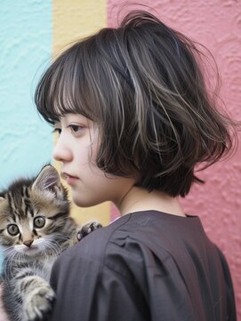 アルトリスト(Altruist Aging×HAIR&SPA) ★ダークアッシュ大人ガーリーボブ着物似合わせカット/髪質改善