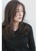 大人セミロング×ゆるウェーブ