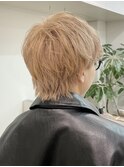 !ダブルカラーハイトーンケアブリーチデザインカラー派手髪#原宿