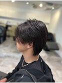 MEN'S HAIR 20代30代40代◎ブルーブラック似合わせカットウルフ