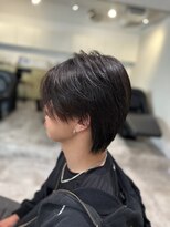 ソイクフ 高田馬場店(SOY-KUFU) MEN'S HAIR 20代30代40代◎ブルーブラック似合わせカットウルフ