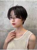 シースルーマッシュショート