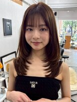 ハニー 町田(HONEY)&nbsp;レイヤーカット/ハッシュカット/シャギー/マロンベージュ2