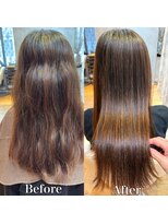 ノル(nol.) 【40代からの縮毛矯正】艶感のある髪質改善ストレート