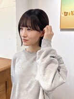 エニエンメイクス 立川(ENIEN MAKE'S)&nbsp;切りっぱなしボブ、艶髪