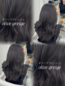 アマトウキョウ アユンチェ(AMA TOKYO×AYUNCHE) オリーブグレージュ