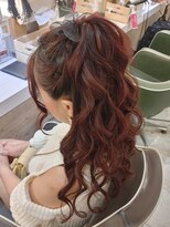 ヘアメイク エンカレッジ(HAIR MAKE encourage)&nbsp;高めハーフポニー