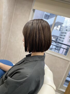 キラーナセンダイ(KiRANA SENDAI) コンパクトボブ×グレージュブラウン