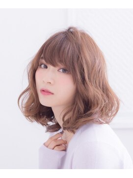 hairs BERRY 都島店【ヘアーズ ベリー】【12月1日 NEW OPEN（予定）】 BERRY_小顔風_オリーブカラー_セミウェットウェーブ_ハイライト