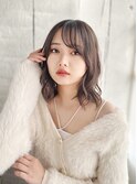 《30代~大人透明感》白髪ぼかしハイライト+艶カラー