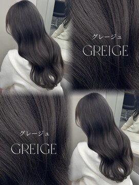 ベレーザ 渋谷(BELEZA) 17018黒髪チャコールグレーミディアムレイヤーハッシュカット
