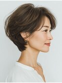 クラゲヘアー/小顔/ココアベージュ/オリーブグレー/川西