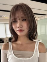 サンクマーケット 渋谷(cinq MARKET) レイヤーボブウルフボブひし形ミディアムレイヤーダブルカラー