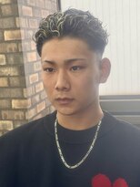 メゾンフォーメン トアロード(Maison for men TorRoad) メンズパーマ メンズメッシュ 極道パーマ ホワイトメッシュ