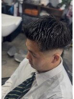 バーバーショップライズ 2nd(barber shop RAIzE) アップバングショート