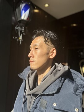 ザバーバーアドレス 代官山(THE BARBER) ツーブロック7:3パーマ　メンズカット/バーバー/代官山