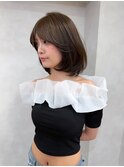 韓国ヘア　グレージュカラー