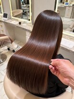 アース 渋谷店(HAIR&MAKE EARTH)&nbsp;髪質改善×縮毛矯正｜自然な艶髪ストレート