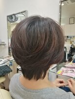 ラインズ美容室&nbsp;ショートレイヤー