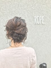 【ROPE.】ラフ&ラグジュアリーヘアセット