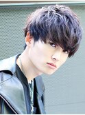 ナチュラル束感サイドパートモテマッシュ