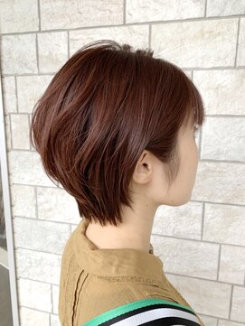 アメイジングヘアー 千歳店(AMAZING HAIR) 【AMAZING HAIR 千歳店/横山】short bob x pink beige