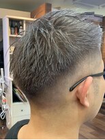 フィックス ヘアー(FIX hair)&nbsp;フェードカット[サマーカット/こなれヘア/ミントアッシュ]