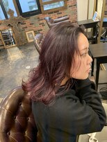 トロニー(TLONY) 渋谷TLONY くすみレッドカラー　stylist/ miaki