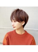 【Chill】かわいい季節のピンクベージュクールショートボブルフ