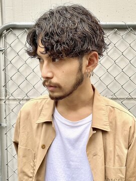 エリマ 調布(elima) センターパート/波巻きパーマ/ツイストスパイラル/スパイラル