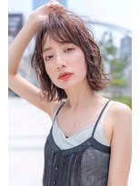 オースティン 流山おおたかの森(AUSTIN)&nbsp;大人かわいい前髪セシルカットココアブラウンフリンジウェーブ