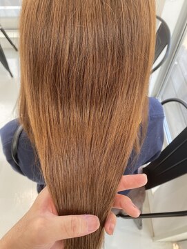 フォルテ 島田店 オレンジベージュ　　髪質改善