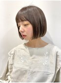 ミニボブ×眉下バング