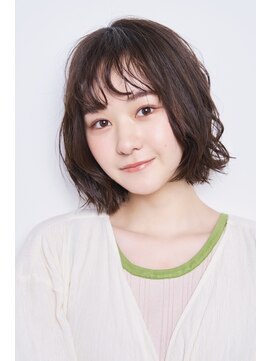 ユニックス モザイクモール港北店(UNIX) 【UNIX港北】ナチュラルウェーブボブ#ゼロテク#透明感カラー