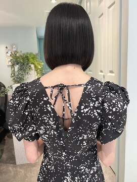 ロンド ロビン 栄(Lond robin) 【Lond robin】伊藤ガク 髪質改善外ハネボブ韓国ストレート U