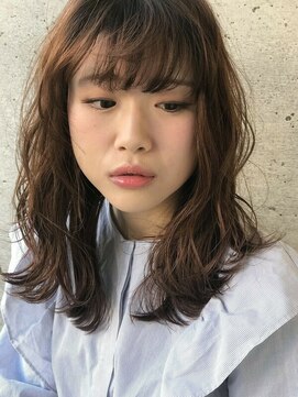 ヘアアンドメイク シークネクスト(HAIR&MAKE SeeK NEXT) モカブラウン★シースルーバング