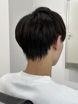 ダウンパーマ　刈り上げない襟足　短髪　ショート　名古屋