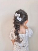 子供ヘアセット