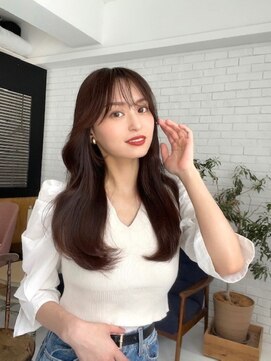 アイユー(ii+U) レイヤーロング　グレージュカラー　アッシュブラック