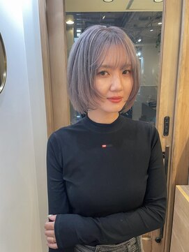 ルアウハク 梅田(LUAU Haku) ・Ash purple layer BOB・【Haku/梅田/タクノ】