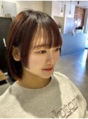 オーダーが多い姫カット/ ボブ