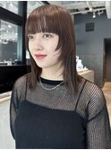 ナチュラルレイヤー_レイヤーロング前髪パーマ_ba465461