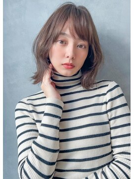 ソヨン 伊那店(SOYON) 透明感カラーでつくるふわボブ